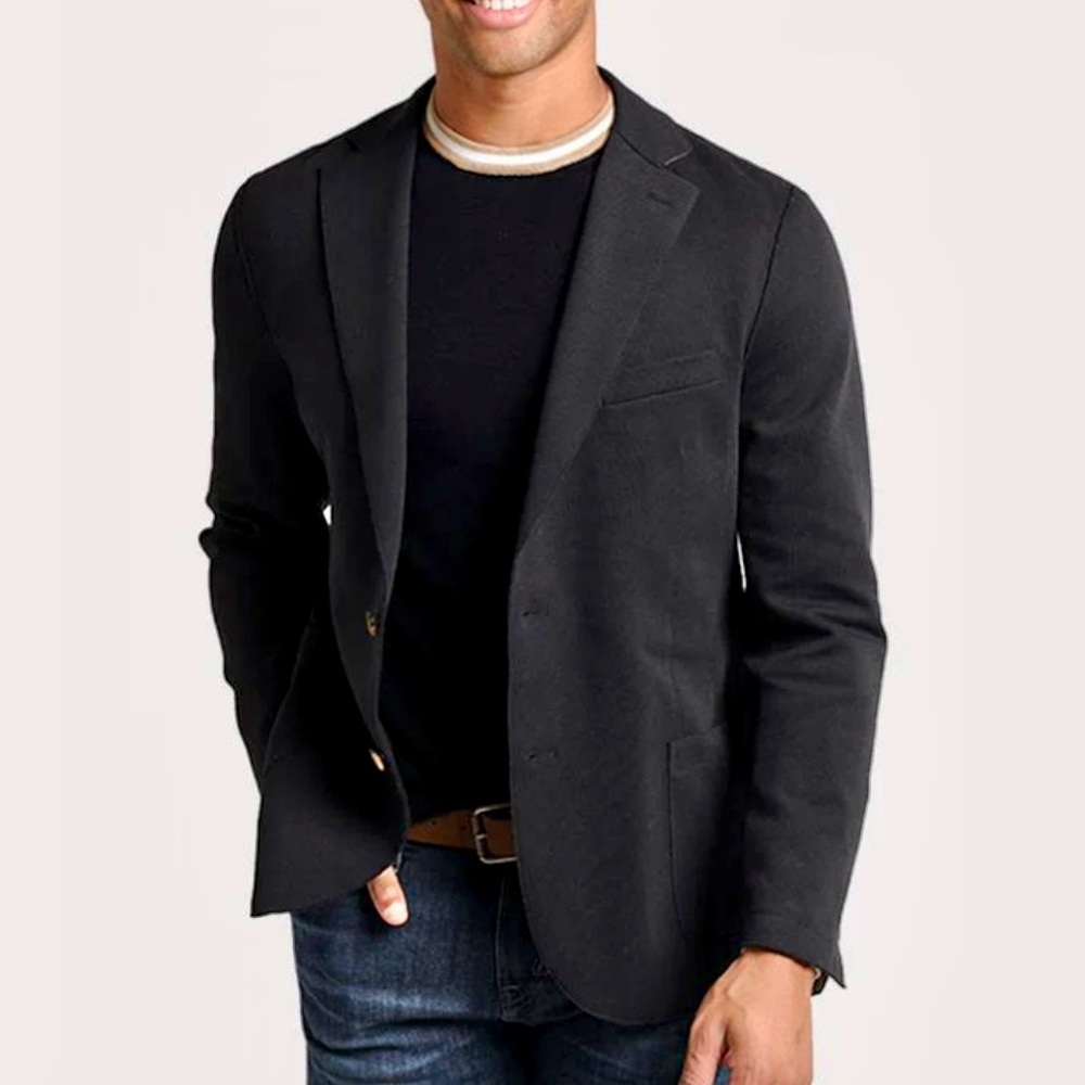 NWOT Eleventy Flannel Laser Cut Blazer, IT50
